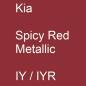 Preview: Kia, Spicy Red Metallic, IY / IYR.